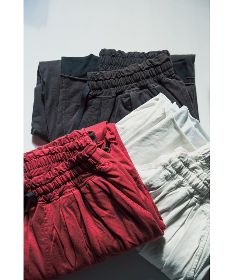 パンツ ANCELLM DRAPE WIDE EASY CUT SLACKS DRAPE WIDE EASY CUT SLACKS(BLACK) – ANCELLM