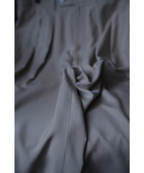 m's braque Limited silk100 TUCK BAGGY