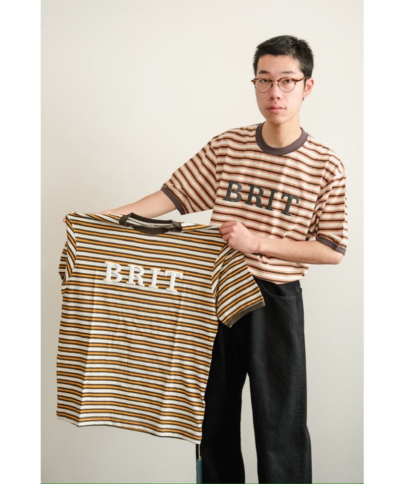 The DUFFER N NEPHEWS SHORT SLEEVE BORDER T-SHIR