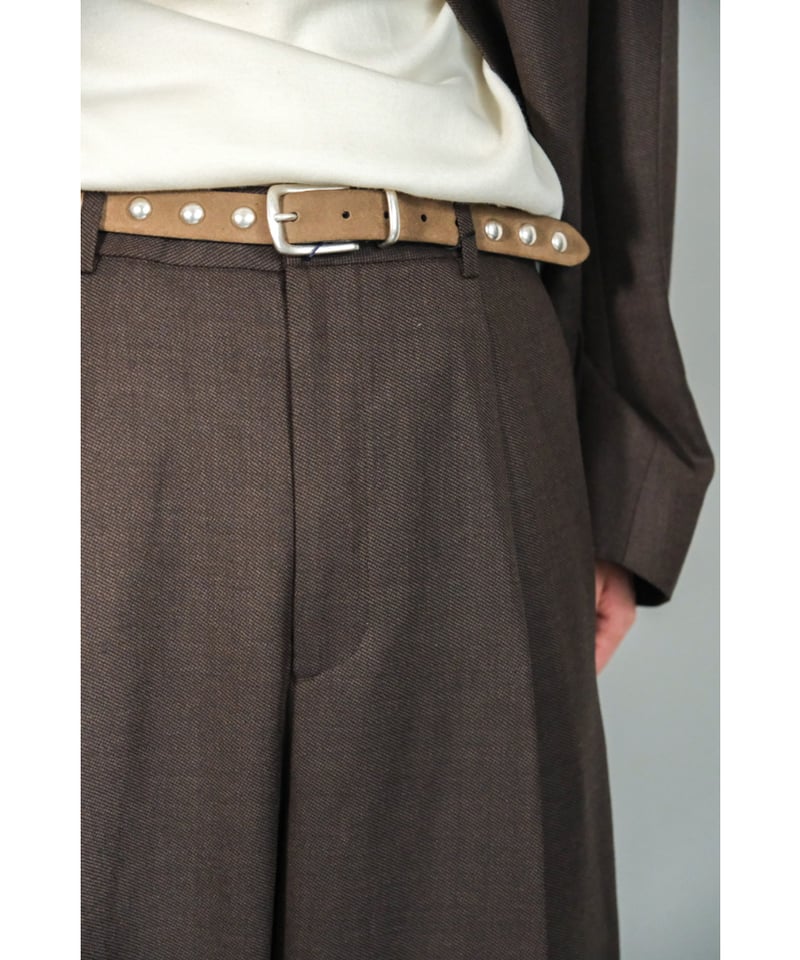 BISOWN MIDDLEWOOL DEEPTUCK TROUSERS | MusterWer