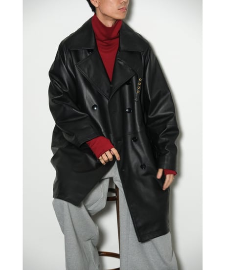 CCU DOUBLE BREASTED HALF COAT