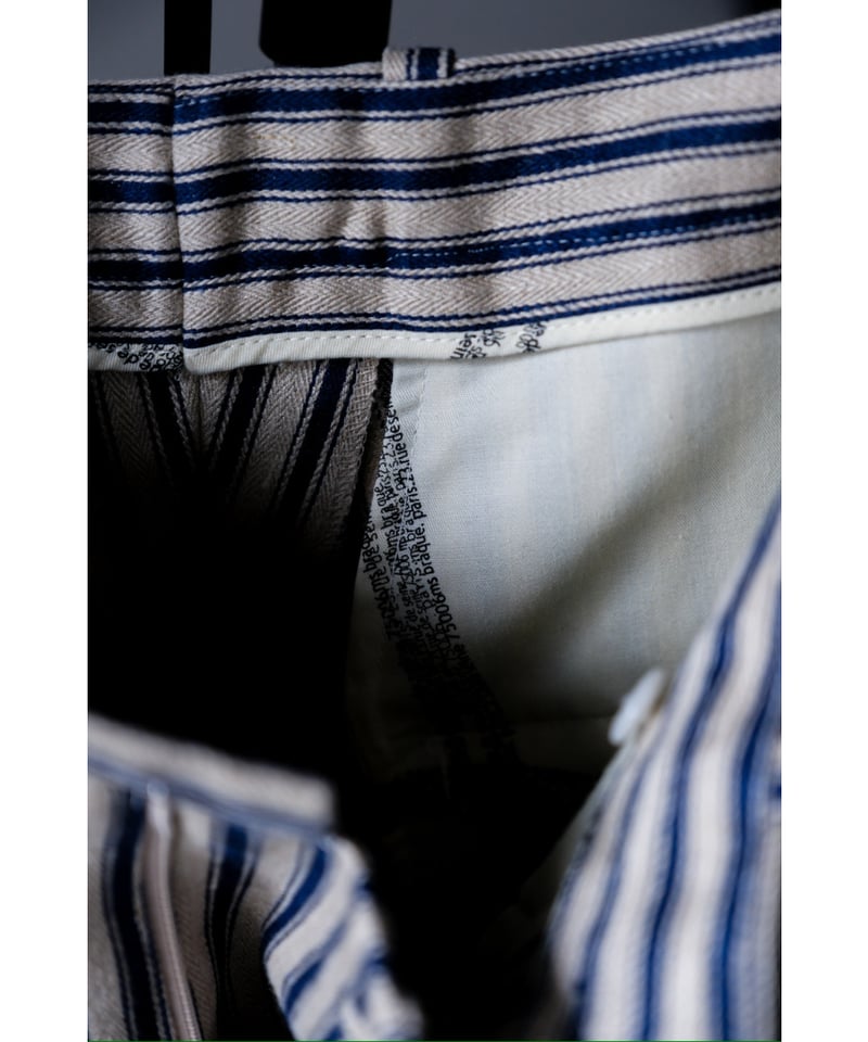 m’s braque 2 pleats stripe trousers m's braque【エムズ ブラック】正規取り扱い店、通販可能 ON
