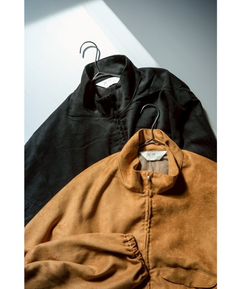 ジャケット・アウター ANCELLM VEGAN SUEDE KIMONO BLOUSON SILK NEP KIMONO BLOUSON(BLACK) – ANCELLM