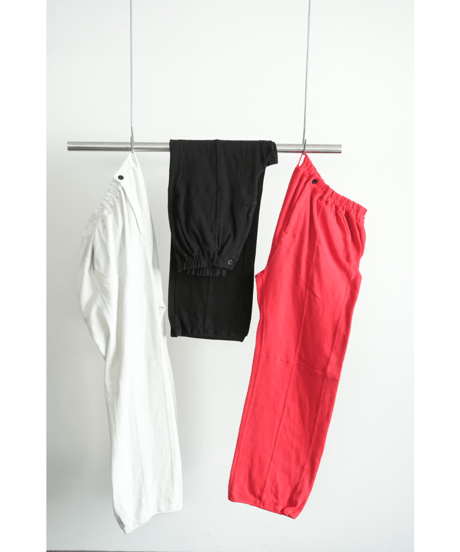 ANCELLM SWITCHING SMOOTH KNIT PANTS