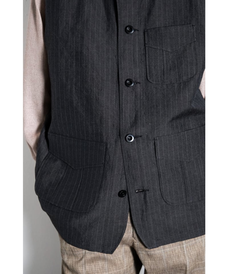 24ss Gorsch the merry coachman ストライプベスト 24ss Gorsch the merry coachman ストライプベスト 24ss Gorsch