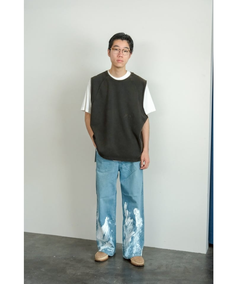 ANCELLM FADED SLEEVELESS T-SHIRT | MusterWerk Sud.