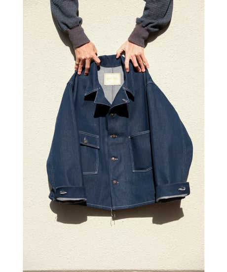 FAUVES "Exclusive" CARPENTER SHORT JACKET - DENIM-