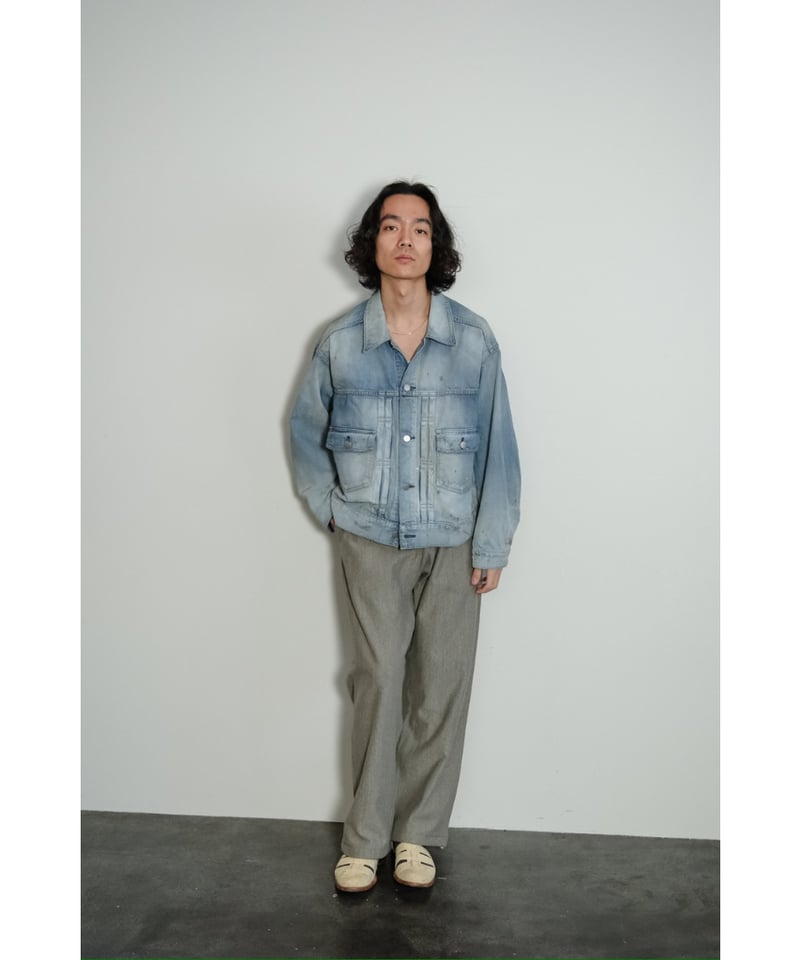ANCELLM AGING DENIM JACKET | MusterWerk Sud. ANCELLM AGING DENIM JACKET | MusterWerk Sud.