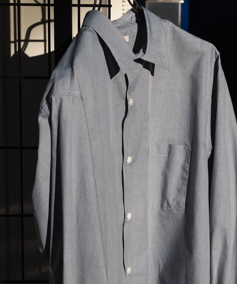トップス ULTERIOR MICRO GRAPH CHECK POPLIN SHIRT ULTERIOR MICRO GRAPH CHECK POPLIN SHIRT | Muste