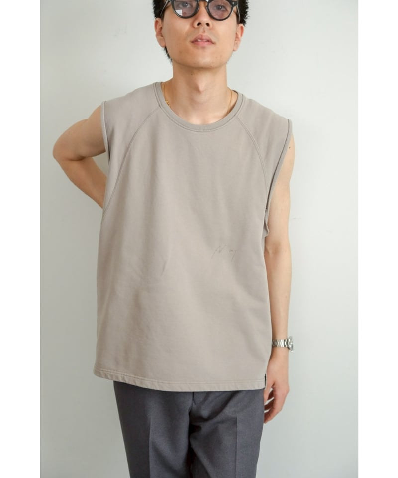 ANCELLM FADED SLEEVELESS T-SHIRT | MusterWerk Sud. ANCELLM FADED SLEEVELESS T-SHIRT | MusterWerk Sud.