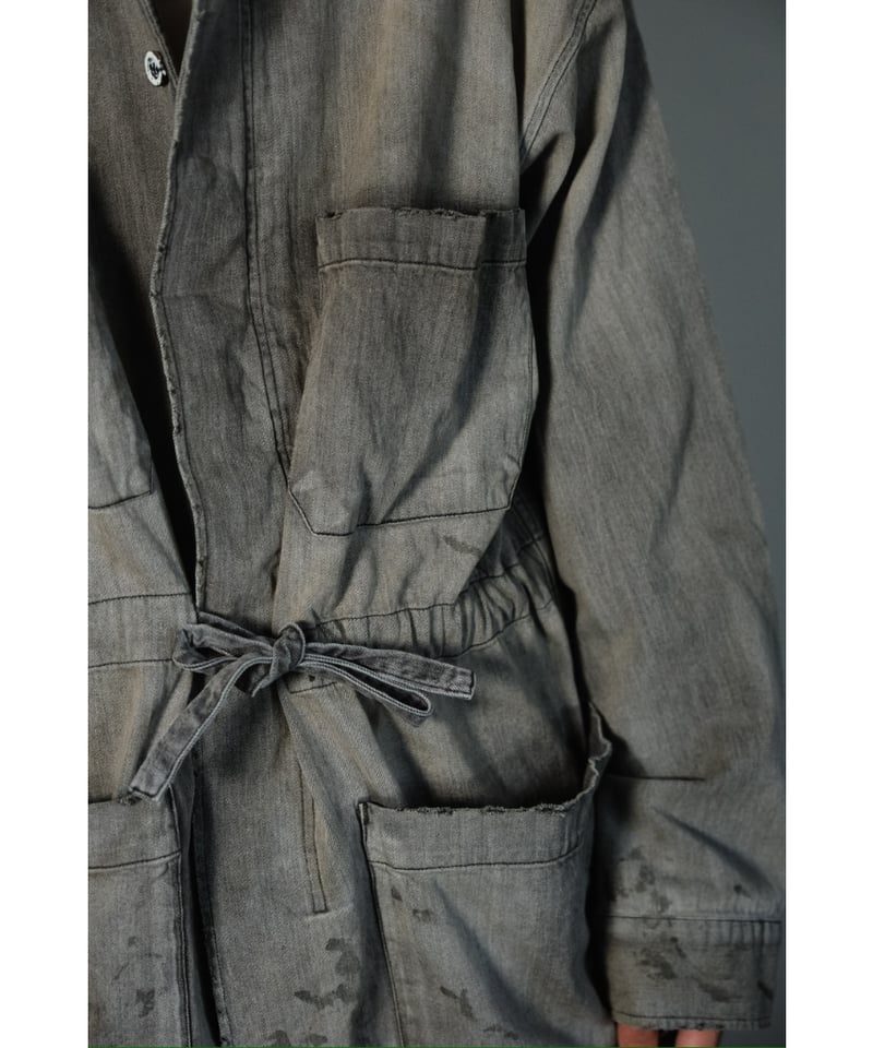 ANCELLM AGING DENIM SHIRT JACKET | MusterWerk Sud. ANCELLM AGING DENIM SHIRT JACKET | MusterWerk Sud.