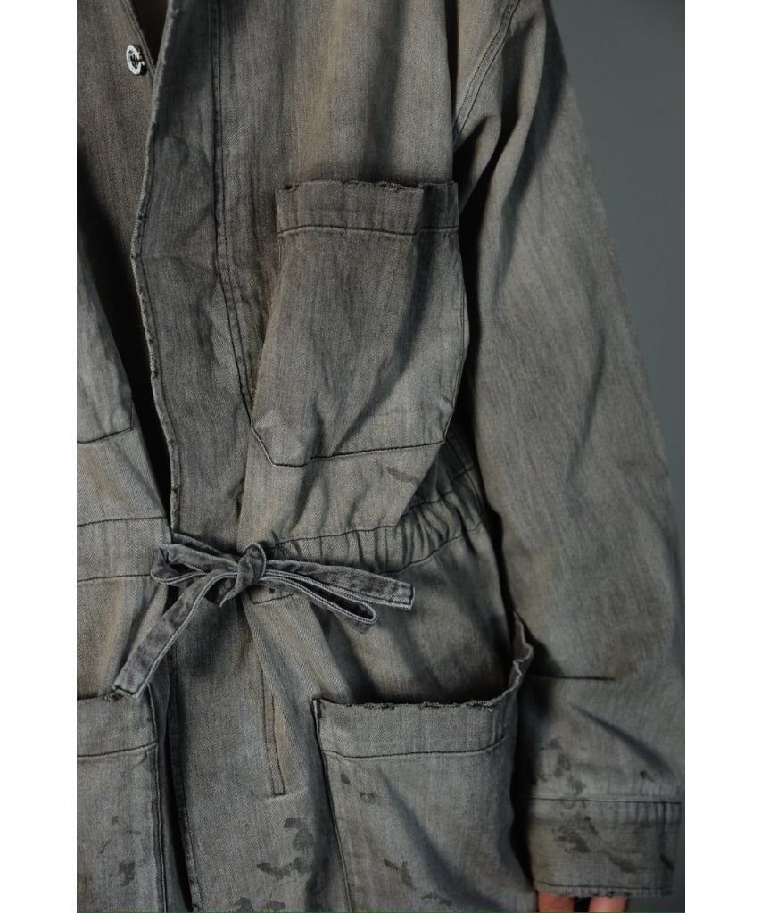 ANCELLM AGING DENIM SHIRT JACKET | MusterWerk Sud. ANCELLM AGING DENIM SHIRT JACKET | MusterWerk Sud.