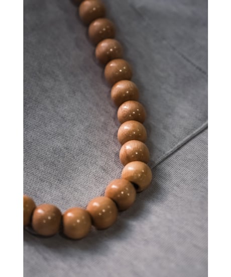 m's braque "Exclusive" VINTAGE WOOD NECKLACE / BRACE 2WAY TYPE