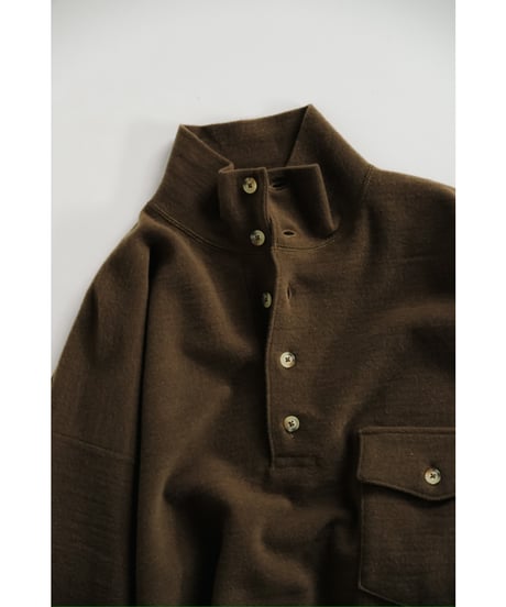 YE OLDE & NEW MAN RANDONNEUR MOCK POLO SHIRT(LIGHT BOA)