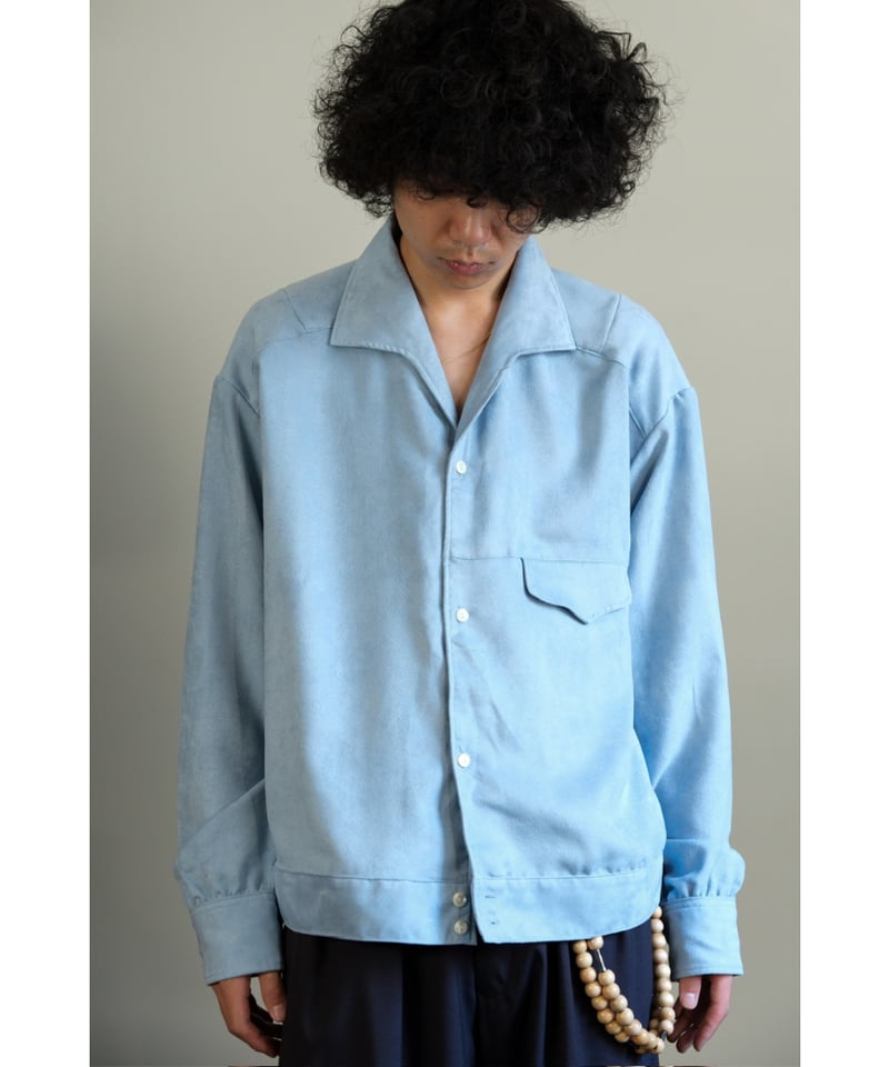 ANCELLM VEGAN SUEDE SHIRT JACKET | MusterWerk Sud. ANCELLM VEGAN SUEDE SHIRT JACKET | MusterWerk Sud.