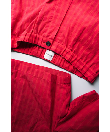 BISOWN "Exclusive" COTTON HIDDEN CHECK EASY SHORTS