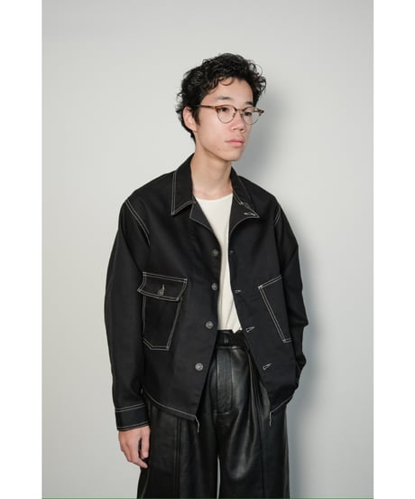 FAUVES "Exclusive" CARPENTER SHORT JACKET - CANVAS -