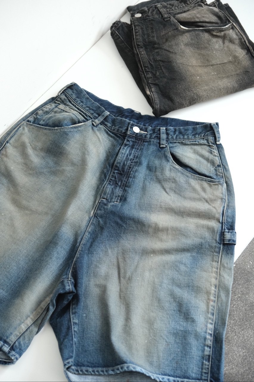ANCELLM DENIM PAINTER SHORTS | MusterWerk Sud.