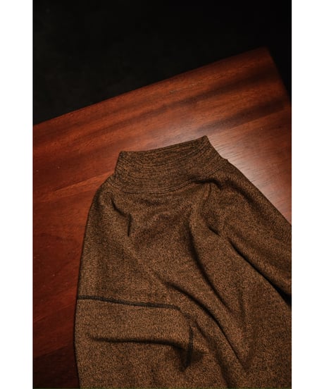 Olde Homesteader RUSTIC JERSEY BOTTOLE NECK SWEATER