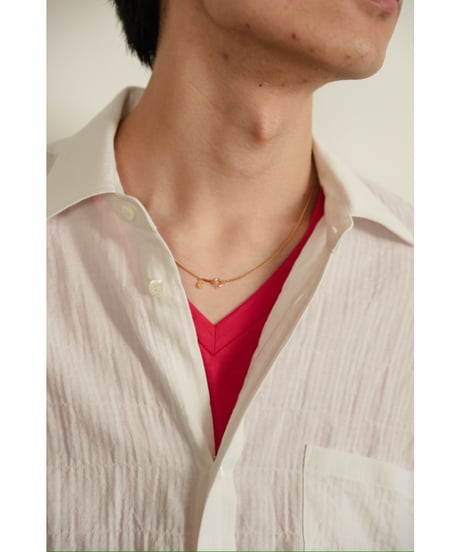 KANEMASA PHIL. "Exclusive" 36G Wool V Neck Tee