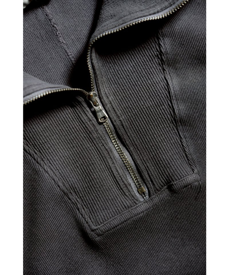 SMOOTH KNIT PULLOVER SHIRT(BLACK)