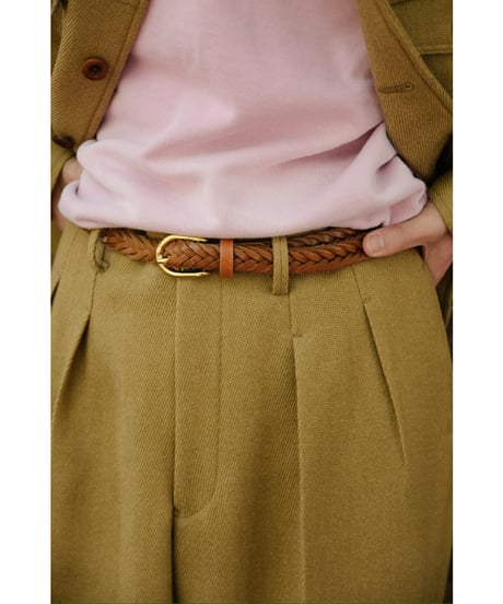 Gorsch "Limited" Vintage Serge Wool 2 Tuck Wide Trouser