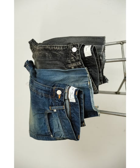 ANCELLM #07 SLIM STRAIGHT 5P DENIM PANTS