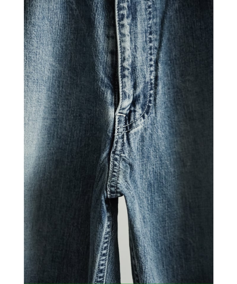 ULTERIOR FADED LIGHT DENIM PAINTER PANTS | Must