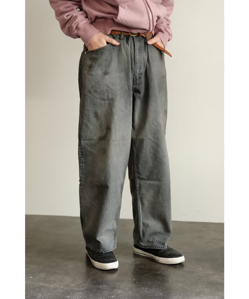 ANCELLM AGING STRAIGHT 5P DENIM PANTS | MusterW ANCELLM AGING STRAIGHT 5P DENIM PANTS | MusterW