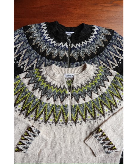 トップス COOHEM STITCH WORK KNIT C/D CATEGORY COOHEM | MusterWerk Sud.