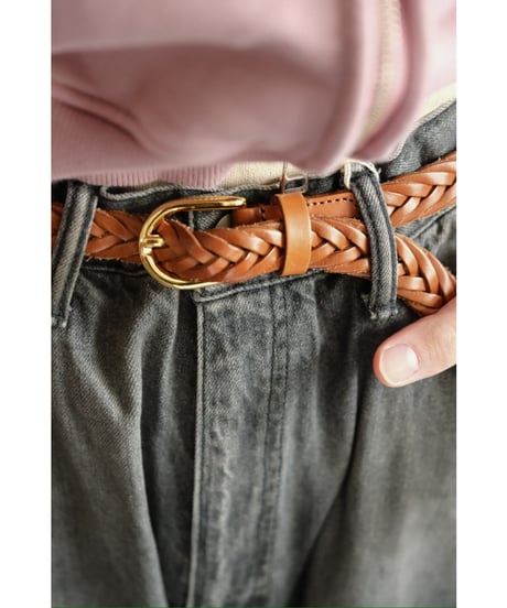 ANCELLM AGING STRAIGHT 5P DENIM PANTS