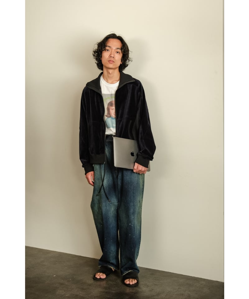 ANCELLM AGING TAPERED 5P DENIM PANTS | MusterWe ANCELLM AGING TAPERED 5P DENIM PANTS | MusterWe