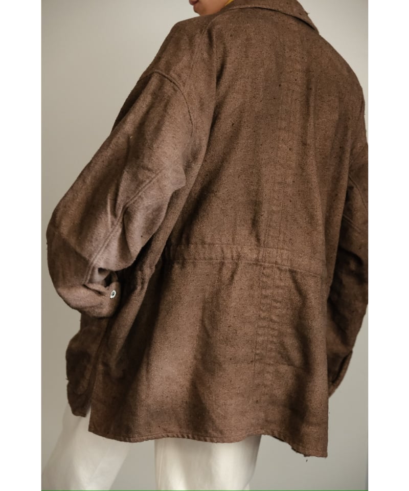 ANCELLM アンセルム PILLING SHIRTS JACKET ブラウン anc-sh41) / ANCELLM (アンセルム) / PILLING SHIRT JACKET