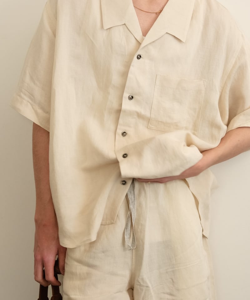 Gorsch Open Collar Short Sleeve Shirt | MusterW