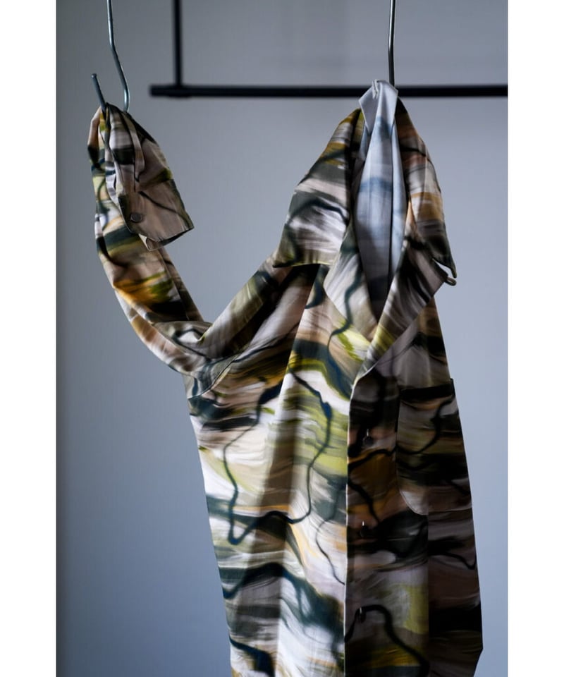 m's braque for MURPHHロングスリーブアロハシャツ m's braque for MURPHH 