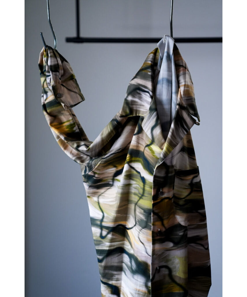 m's braque for MURPHHロングスリーブアロハシャツ m's braque for MURPHH 