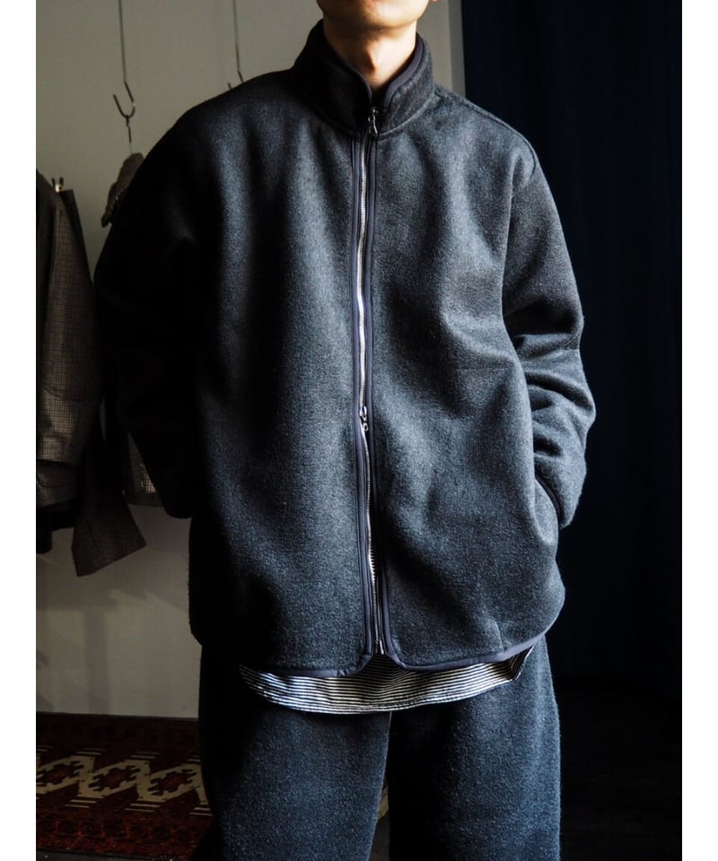 blurhms Pe/Silk Fleece ZIP Jacket | MusterWerk ...ブルゾン