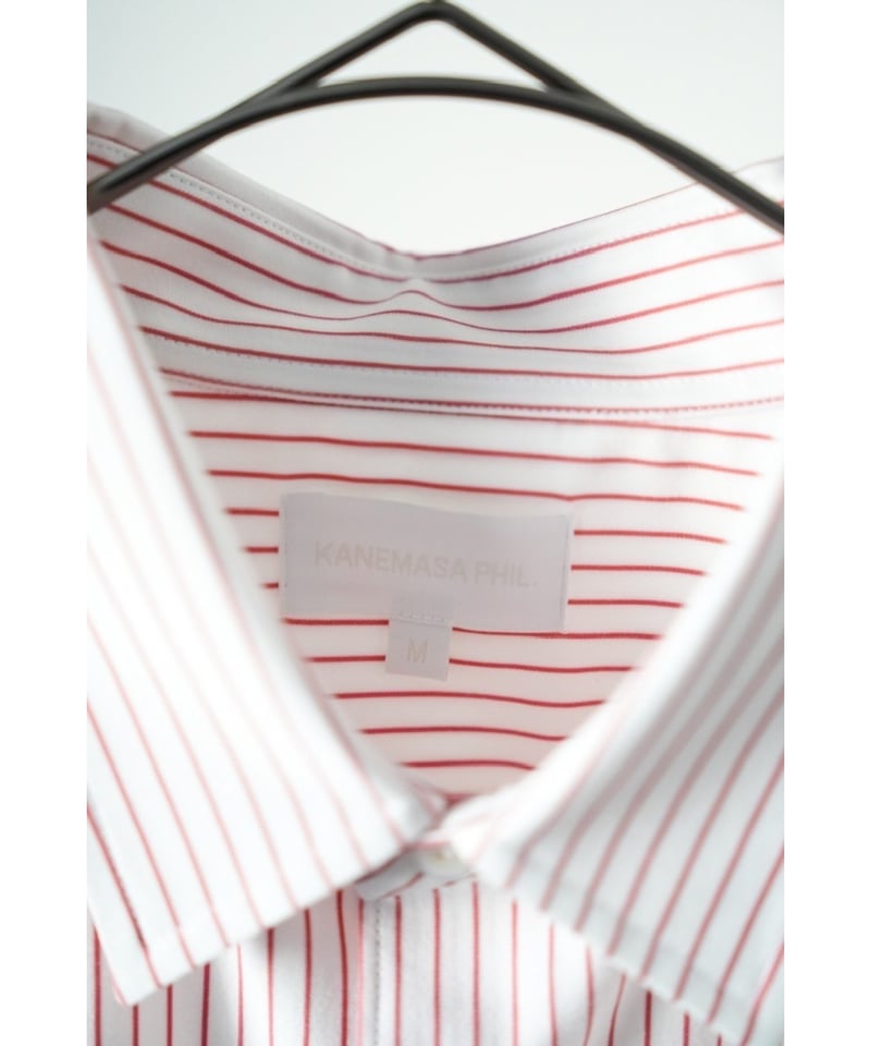 トップス KANEMASA PHIL Atmosphere Stripe Shirt KANEMASA PHIL. 46G Atmosphere Stripe S/S Shirt（6color