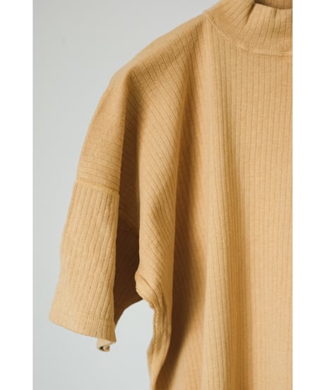 Olde Homesteader "EXTRA COTTON RIB" Mock Neck Short Sleeve