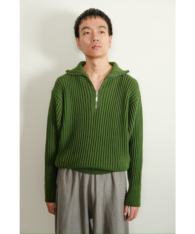 Olde h&daughter ハーフジップニット Olde h&daughter ハーフジップニット Olde h&daughter ハーフジップ