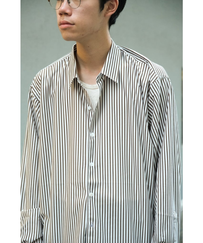 KANEMASA PHIL. 46G Atmosphere Stripe Shirt | Mu