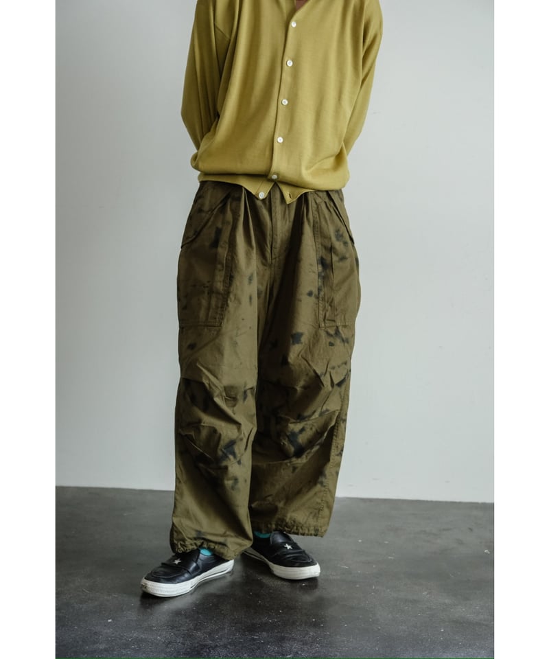 Gurank Poplin camouflage cargo pants | MusterWe