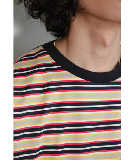 KANEMASA PHIL. 36G Multi Border L/S Tee