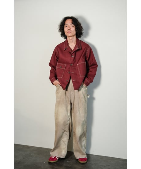 FAUVES "Exclusive" CARPENTER SHORT JACKET - CANVAS -