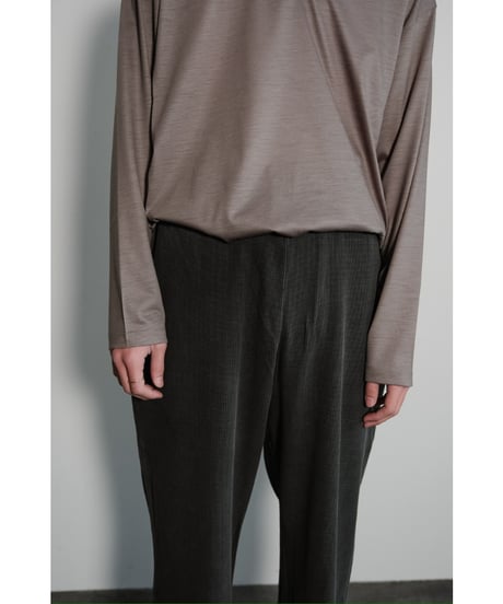 KANEMASA PHIL. 18G Heavy Weight Garment Dye Waffle Pants