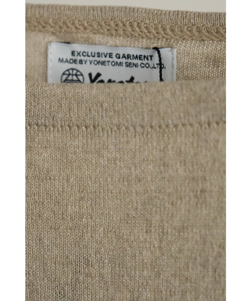 Yonetomi AMA LINEN BASQUE KNIT P/O | MusterWerk... Yonetomi AMA 