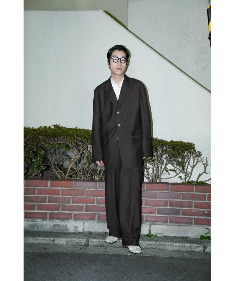 BISOWN SHEER WOOL PLEATSTUCK SLACKS | MusterWer BISOWN SHEER WOOL PLEATSTUCK SLACKS | MusterWer