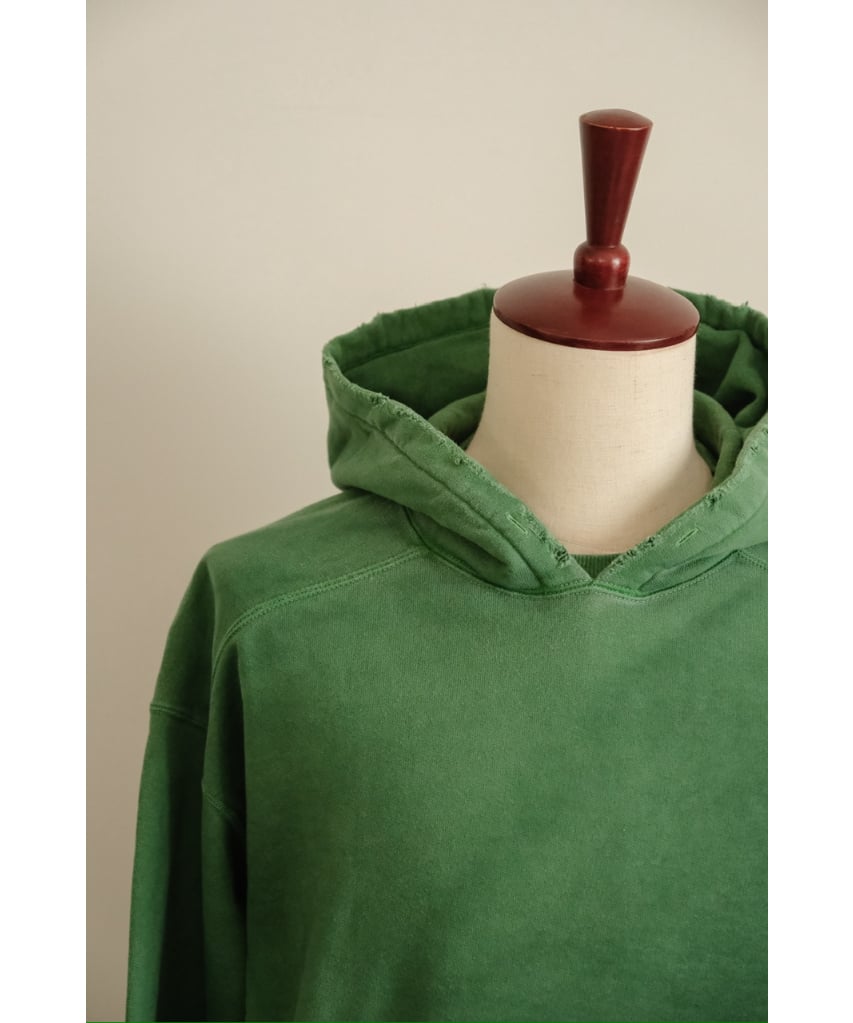 ANCELLM DYED DAMAGE HOODIE | MusterWerk Sud.