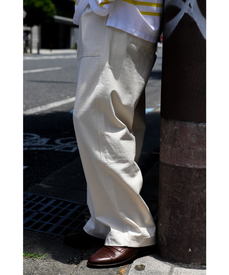 blurhms ROOTSTOCK Cotton Satin Baker Pants | Mu