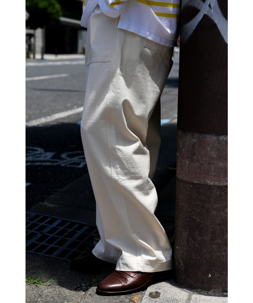パンツ blurhms 23SS Cotton Satin Baker Pants fit=scale-down,w=1200